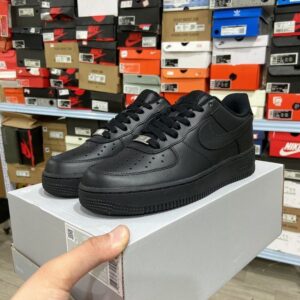 first copy nike airforce one black unisex shoes