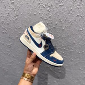 first copy air jordans retro 1 low x stussy sneakers