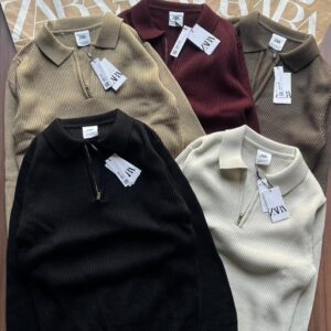 first copy zara half zipper sweater