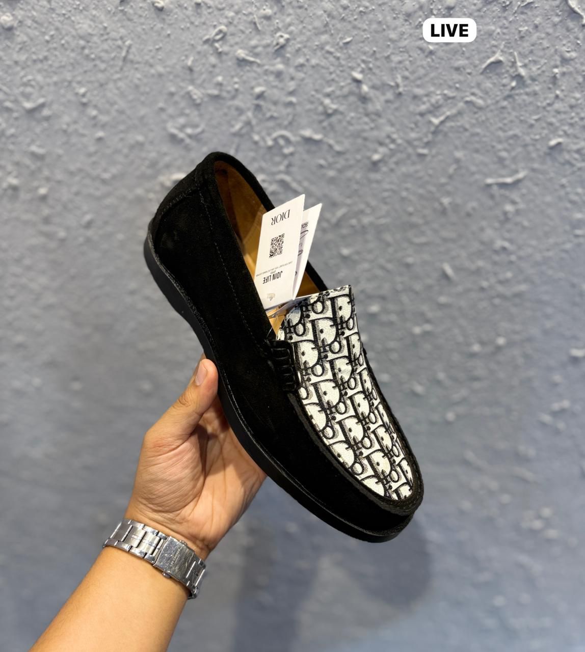 first copy dior print hybrid leather loafer (1) first copy dior print hybrid leather loafer (1)