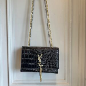 Home saint laurent kate tassel black bag