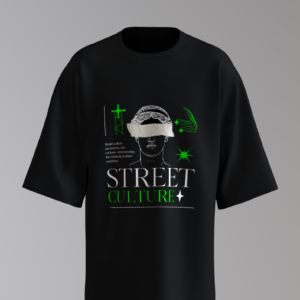 street culture black oversized t shirt (6)