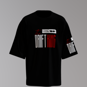 black drift king oversized t shirt (1)