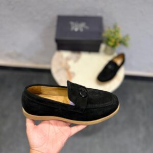 first copy dior hybrid leather logo loafer (7)