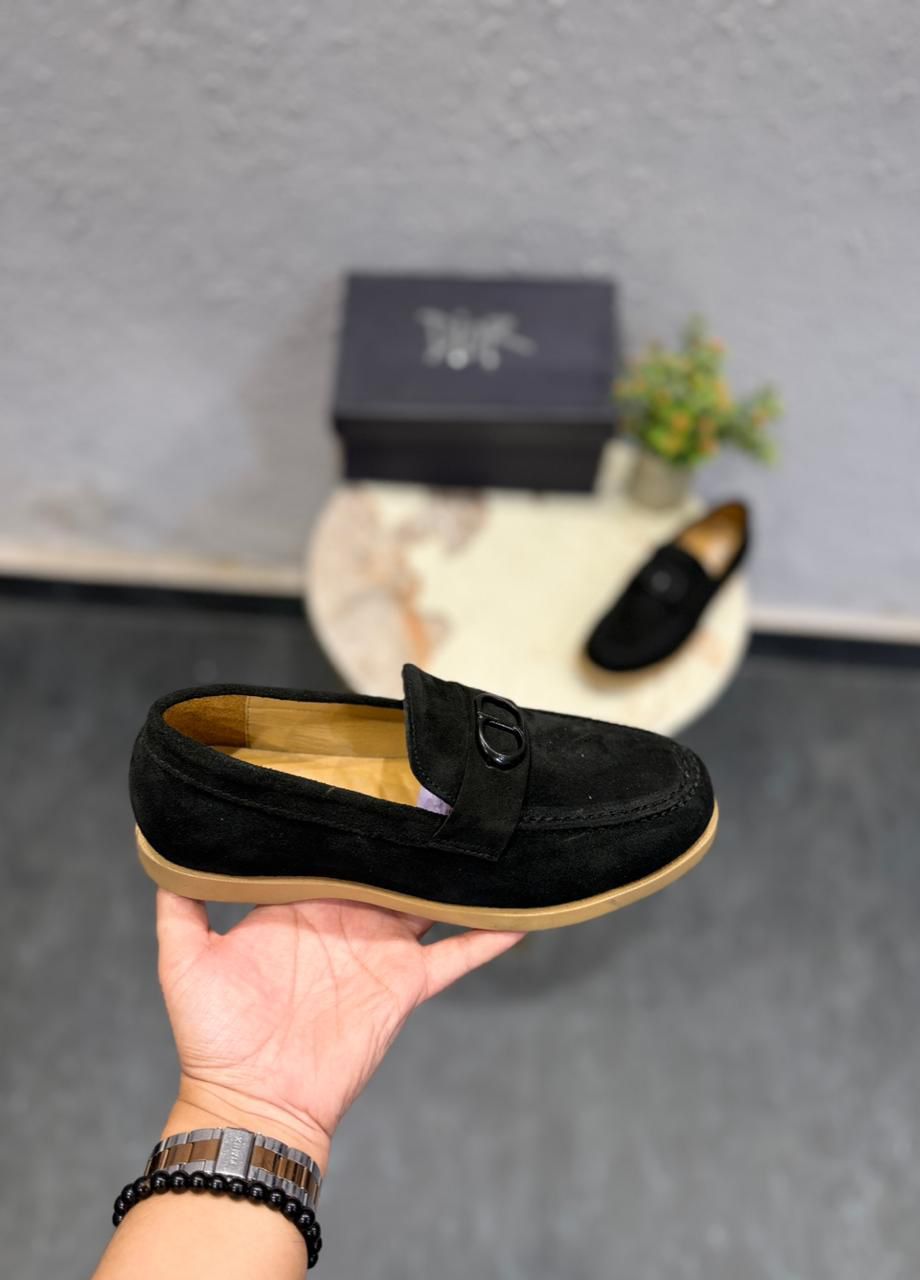 first copy dior hybrid leather logo loafer (7)
