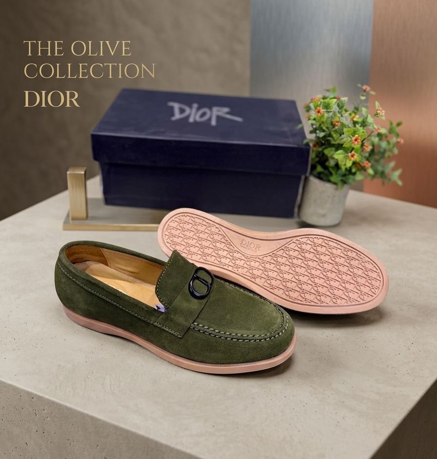 first copy dior hybrid leather logo loafer (9)