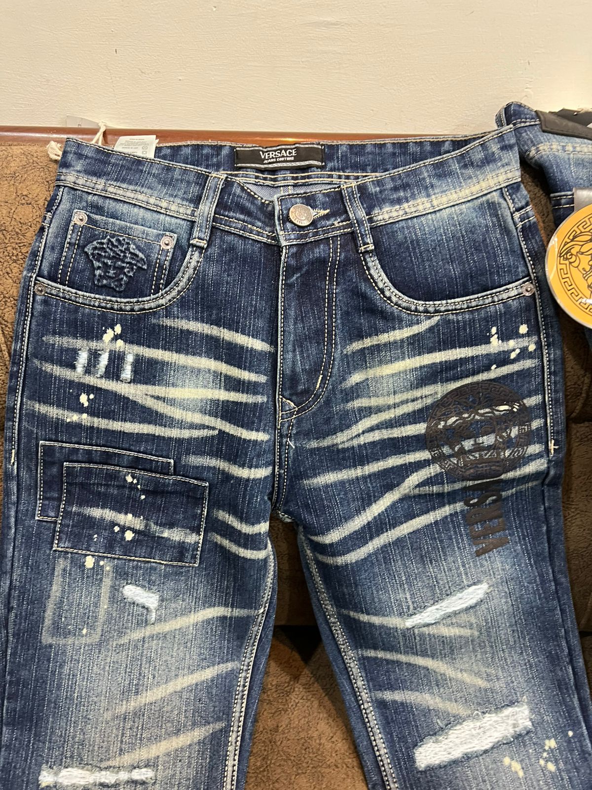 first copy versace bootcut fit jeans sale (2)