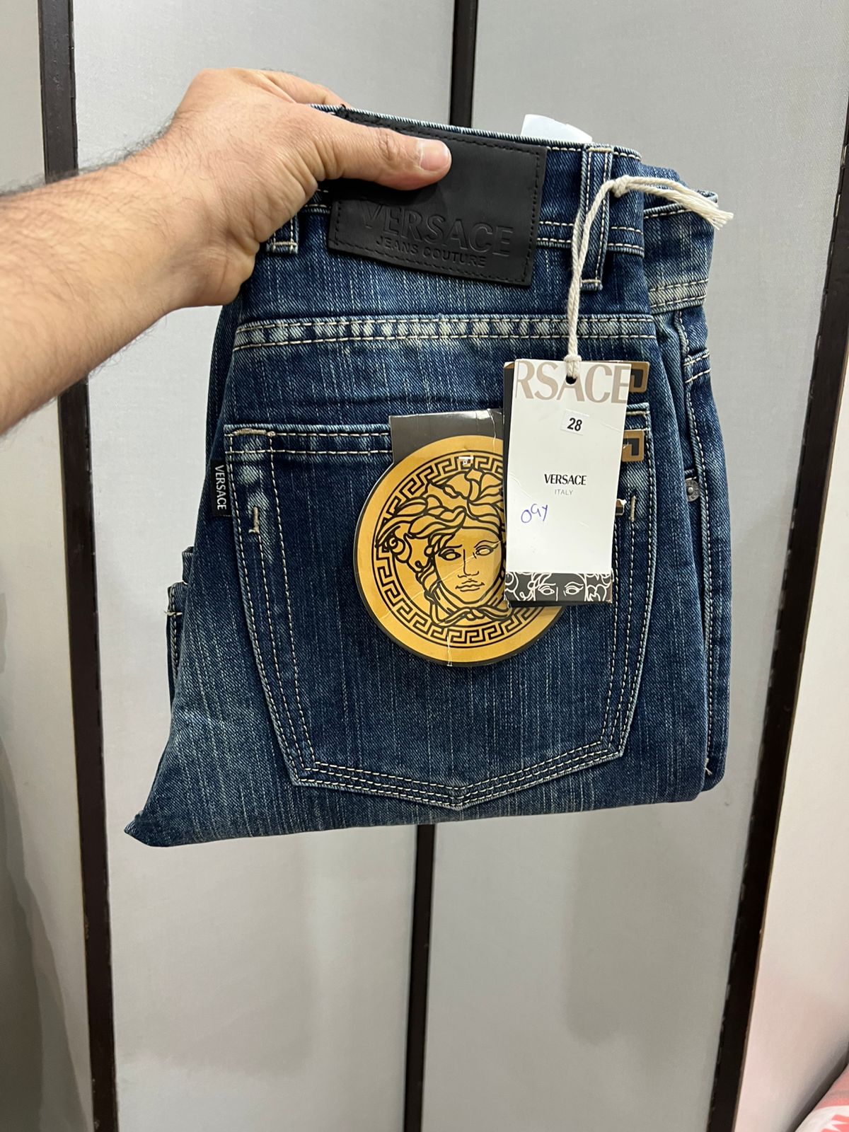 first copy versace bootcut fit jeans sale (3)