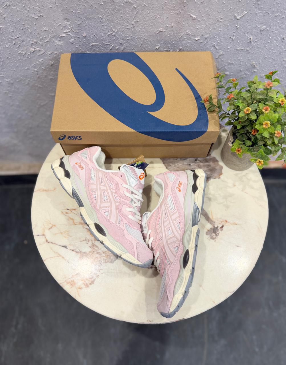 First Copy ASICS NYC Kayano Rose Sneakers - Image 3