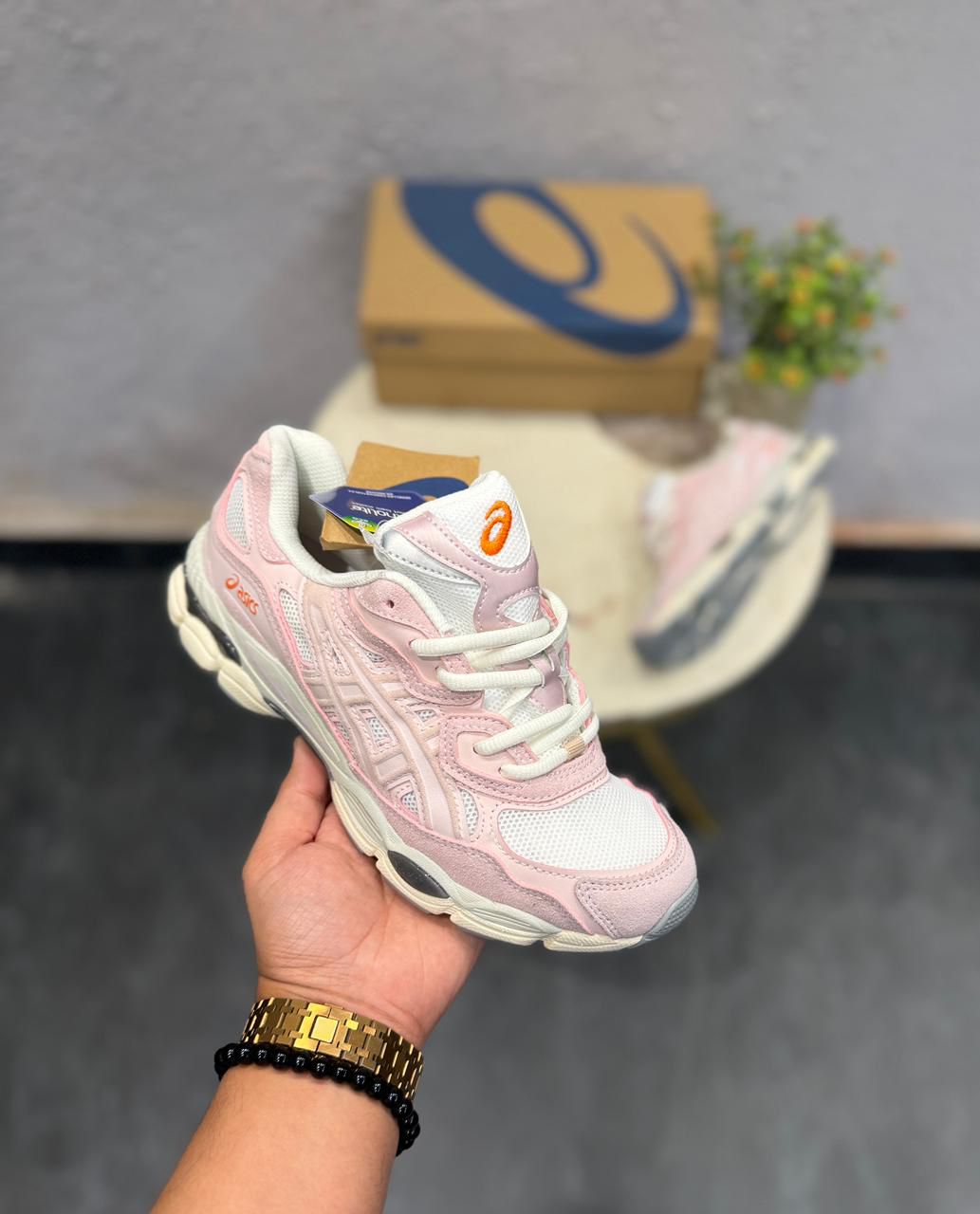 First Copy ASICS NYC Kayano Rose Sneakers - Image 2