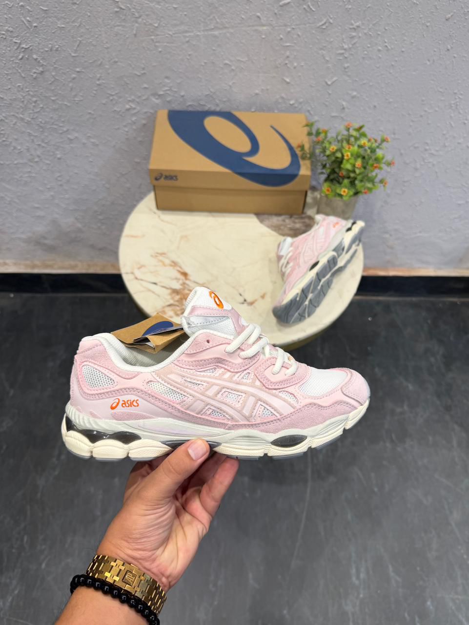 First Copy ASICS NYC Kayano Rose Sneakers