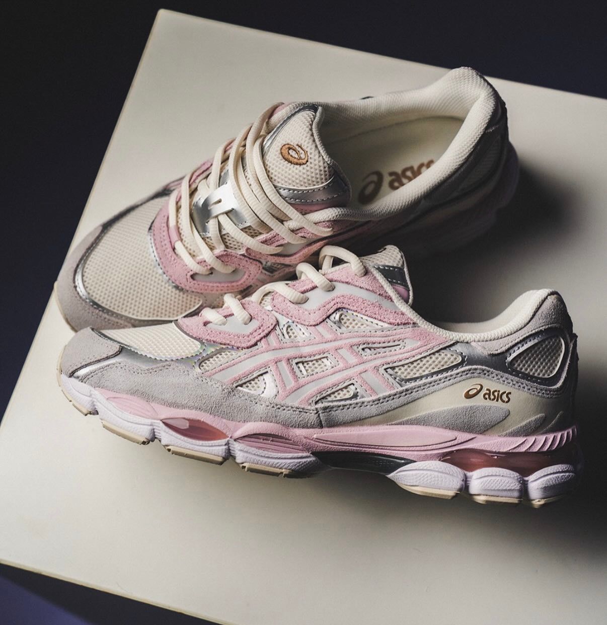 First Copy ASICS NYC Kayano Rose Sneakers - Image 5