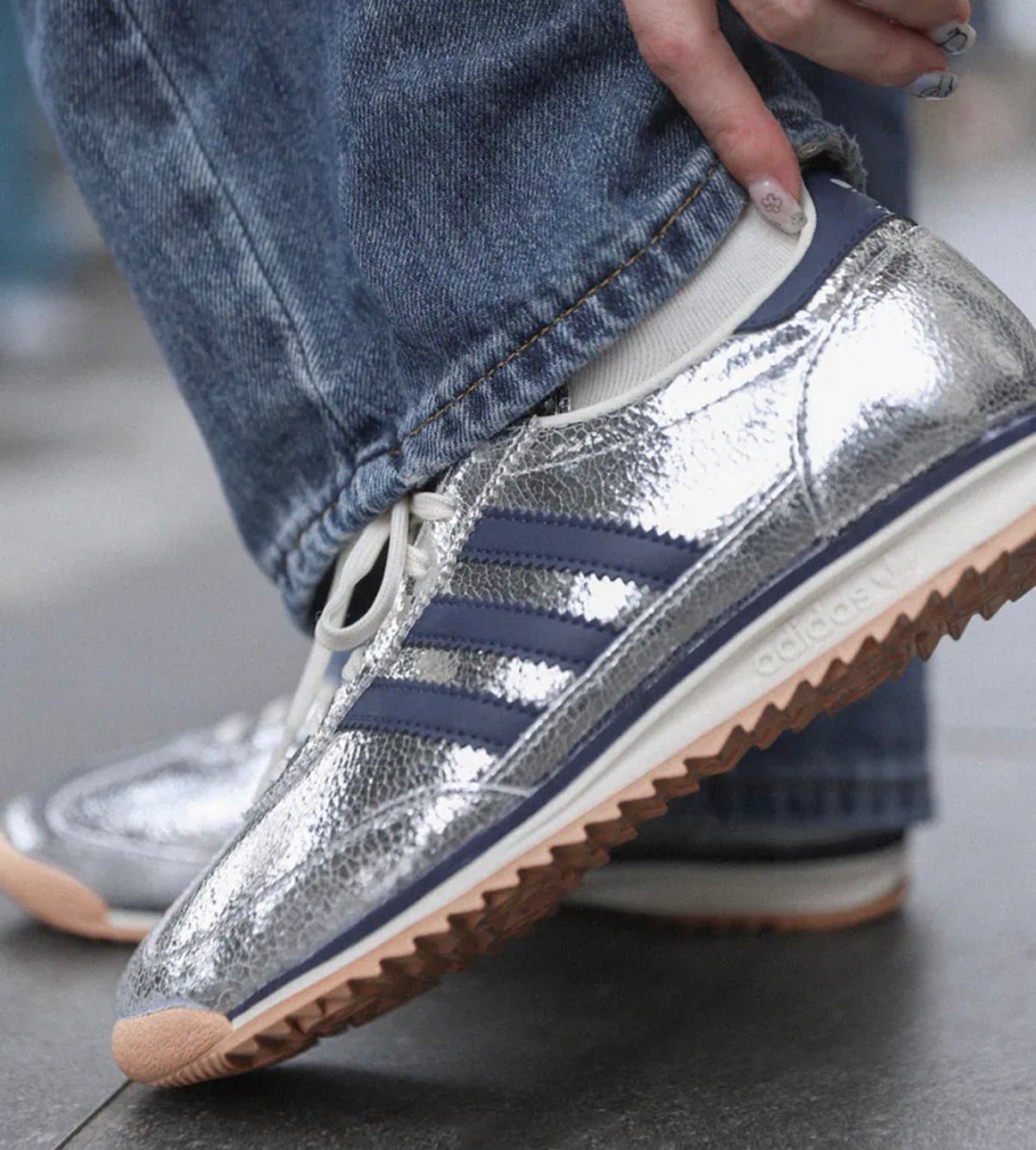 First Copy Adidas SL72 Metallic Green - Image 7