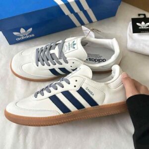 First Copy Adidas Samba Off White Navy