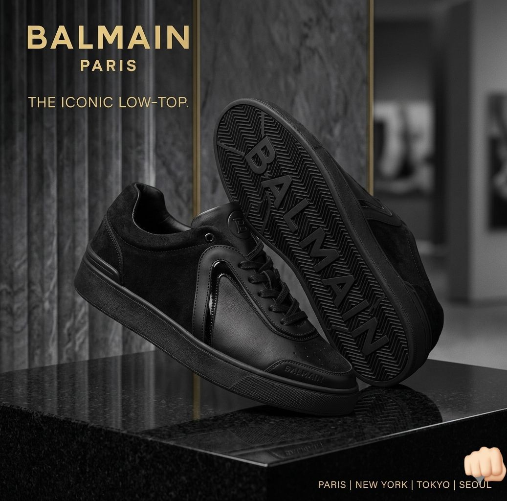 First Copy Balmain Paris Sneakers - Image 8