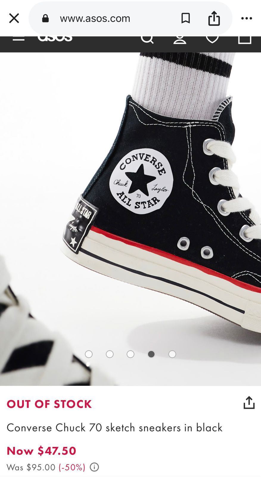 First Copy Converse Chuck Sketch Hi Shoes - Image 7