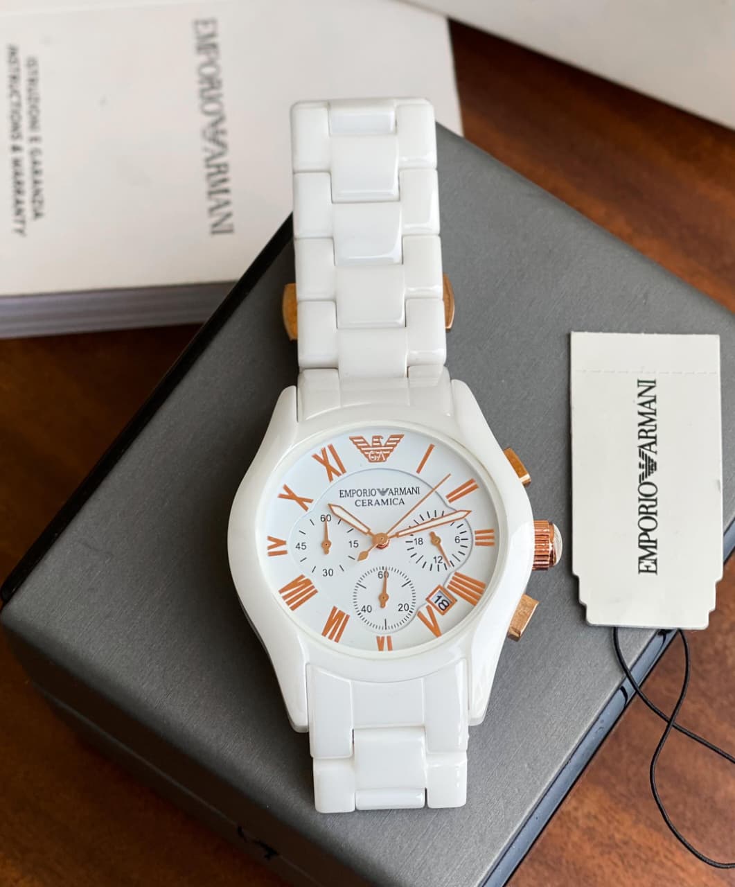 First Copy Emporio Armani Ceramica Watch - Image 5