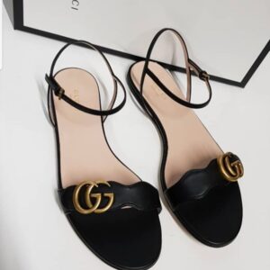 First Copy Gucci Marmont GG Leather Flat