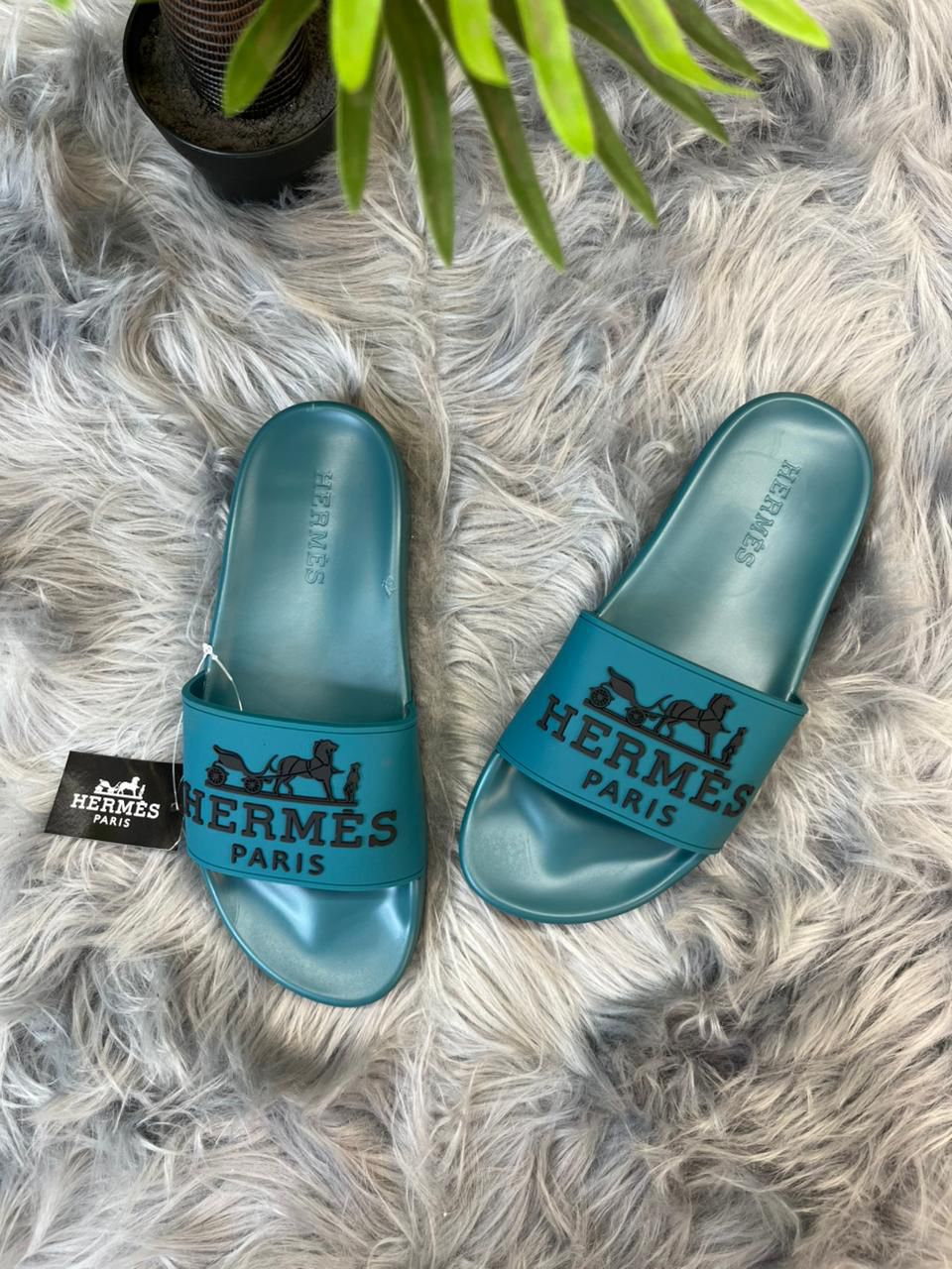 First Copy Hermes Paris Slide Sandals - Image 4