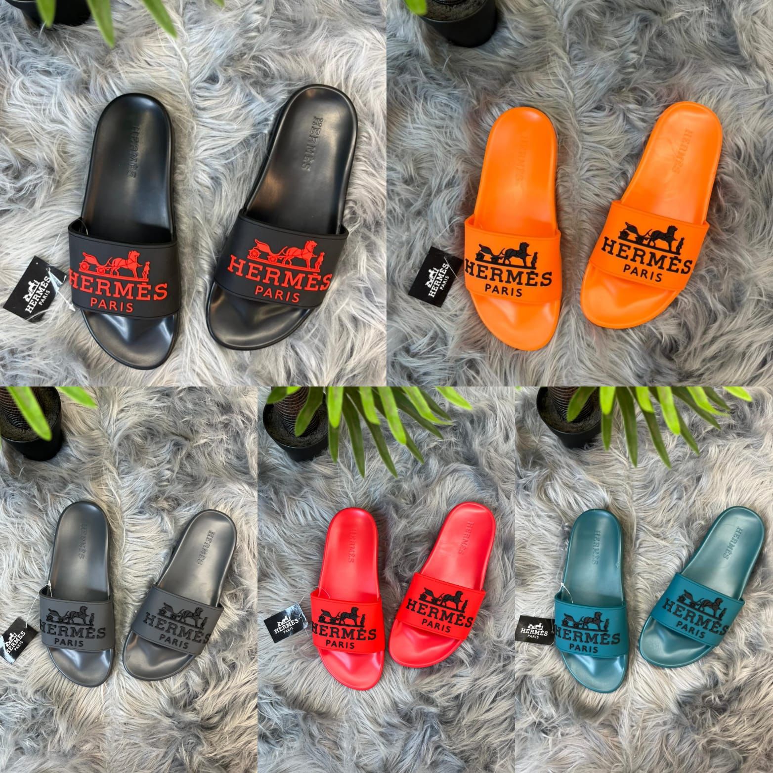 First Copy Hermes Paris Slide Sandals - Image 6