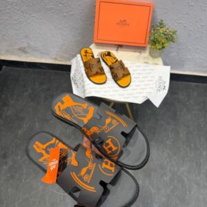 First Copy Hermes Print Mules Sale