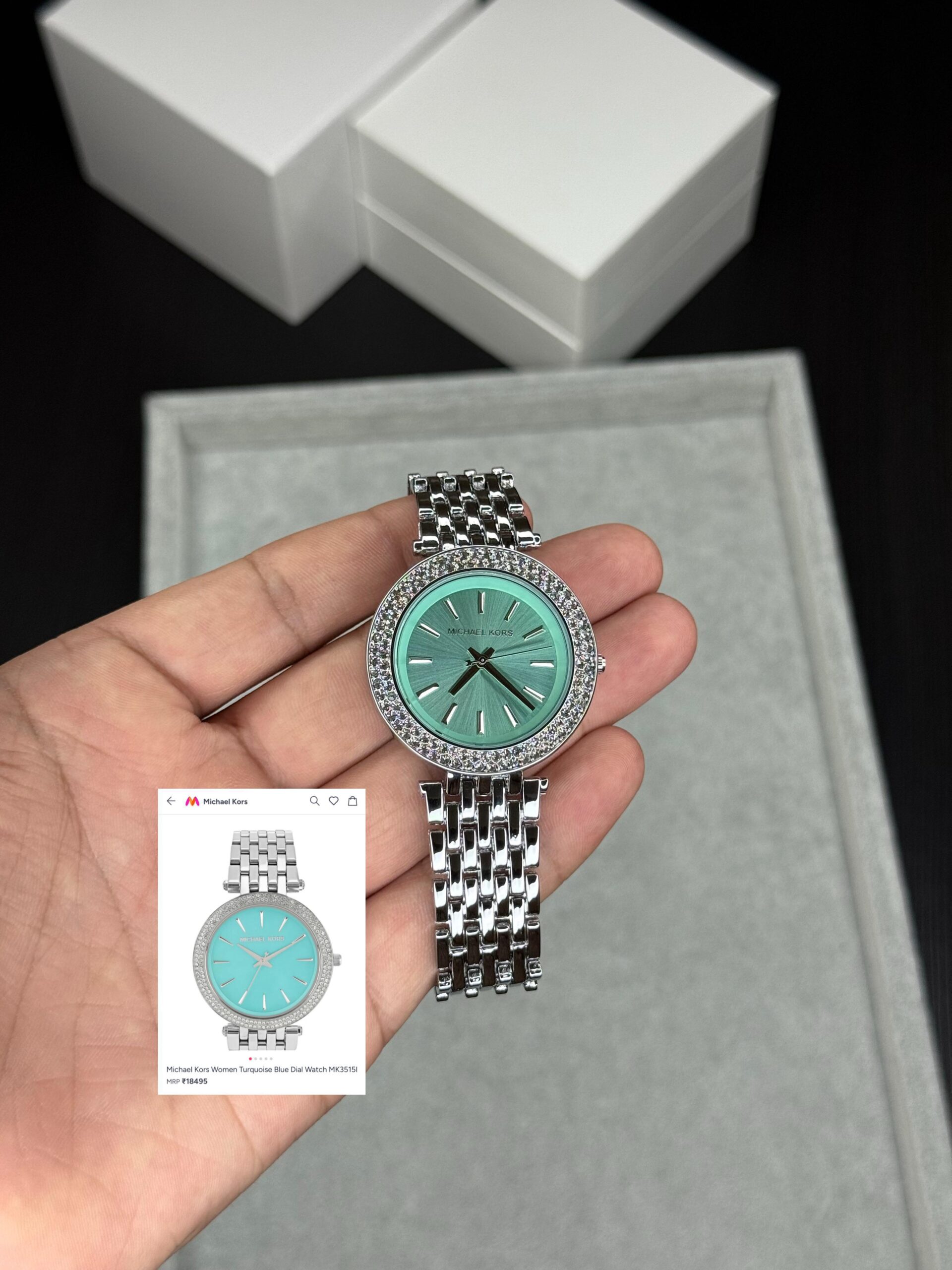 First Copy Michael Kors Blue Girls Watch