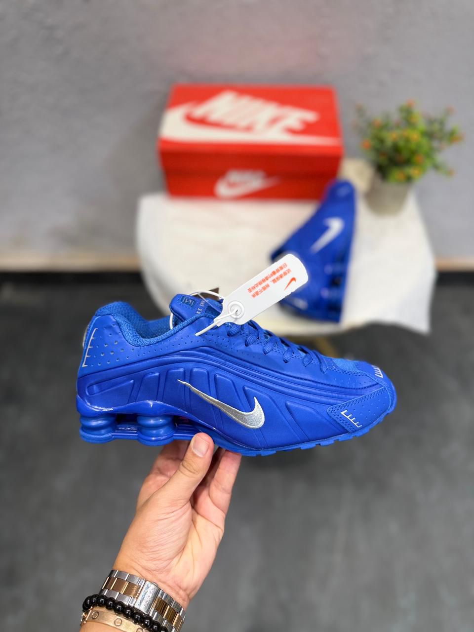 First Copy NIKE SHOX Royal Blue Shoes