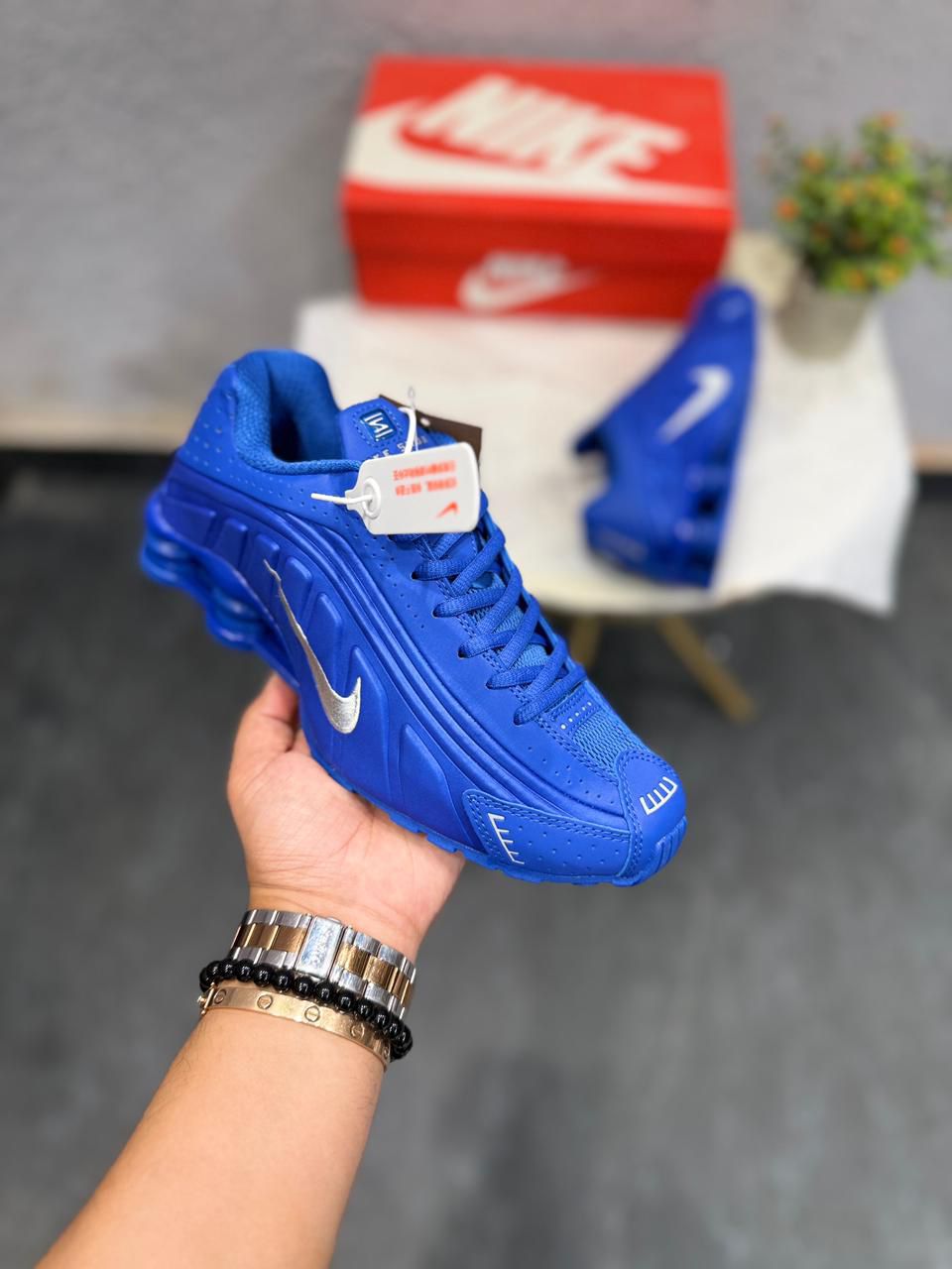 First Copy NIKE SHOX Royal Blue Shoes - Image 2