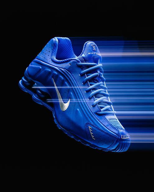 First Copy NIKE SHOX Royal Blue Shoes - Image 7