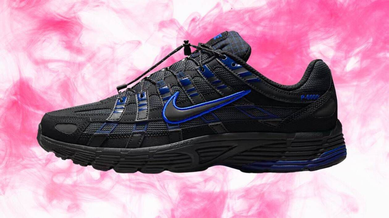 First Copy Nike P-6000 Black Royal Blue - Image 4