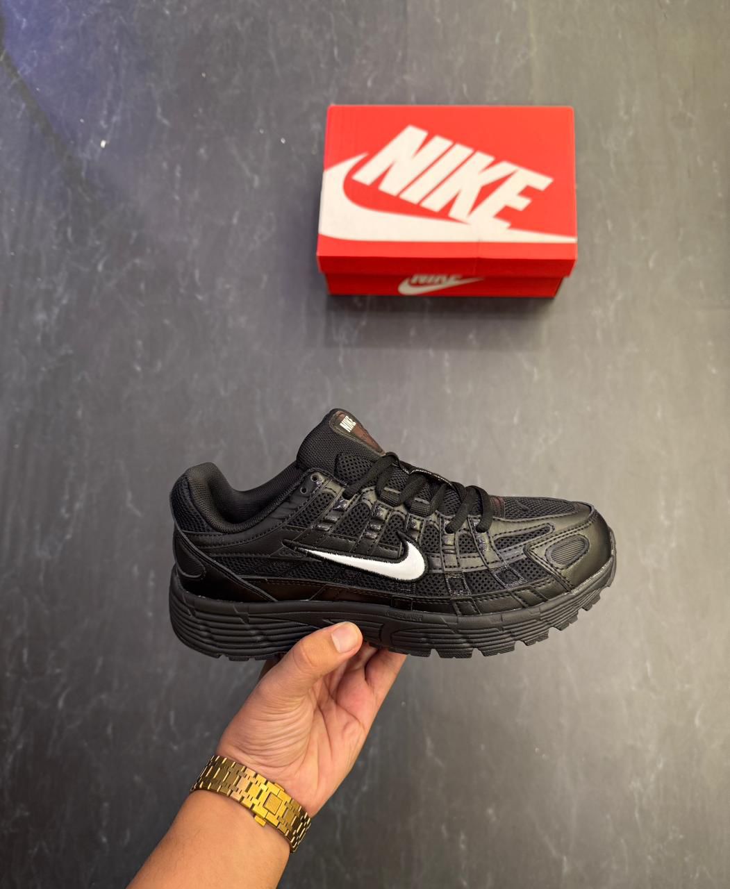First Copy Nike P6000 Trainer Triple Black