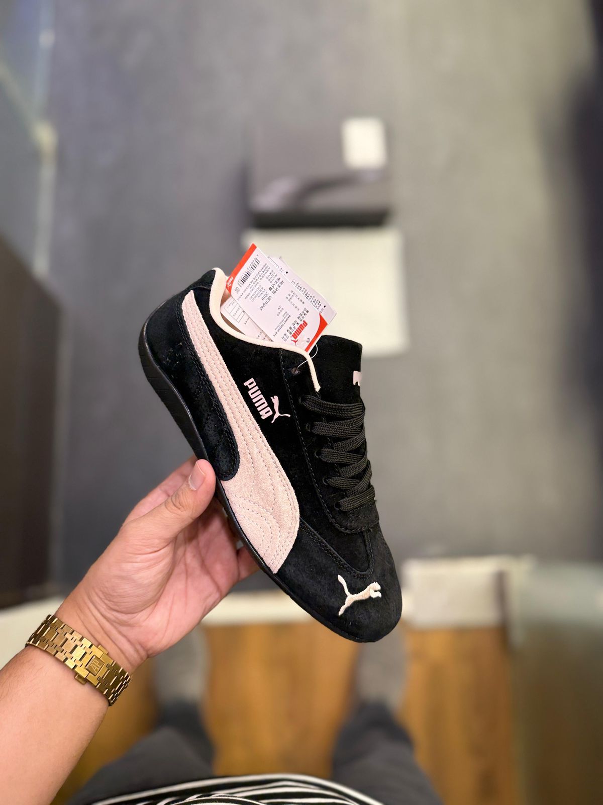First Copy PUMA Speed Cat Black Pink - Image 5