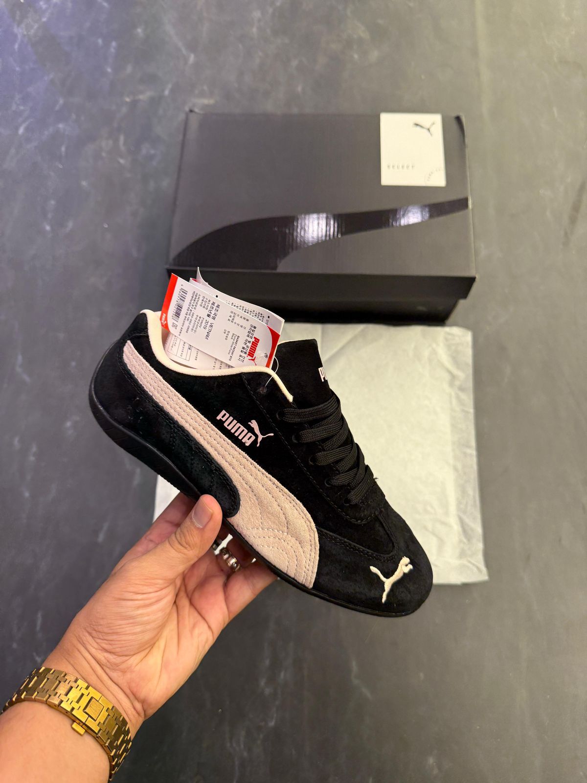 First Copy PUMA Speed Cat Black Pink - Image 4