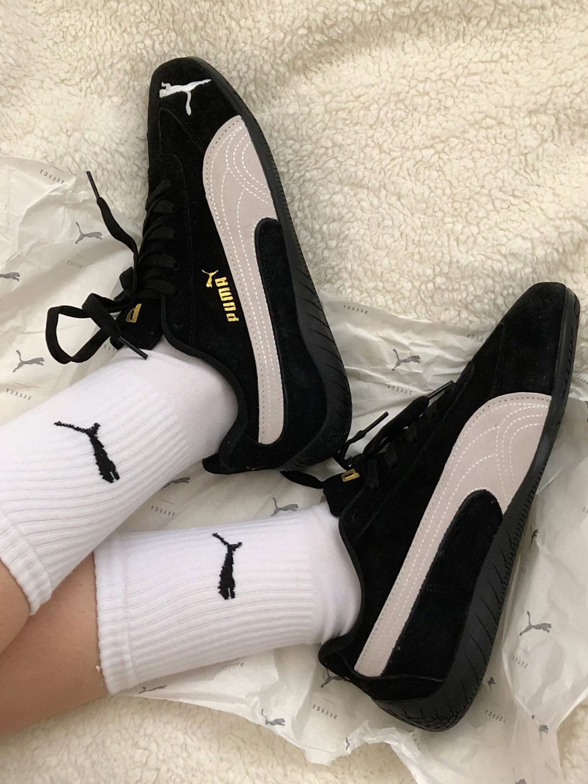 First Copy PUMA Speed Cat Black Pink - Image 2