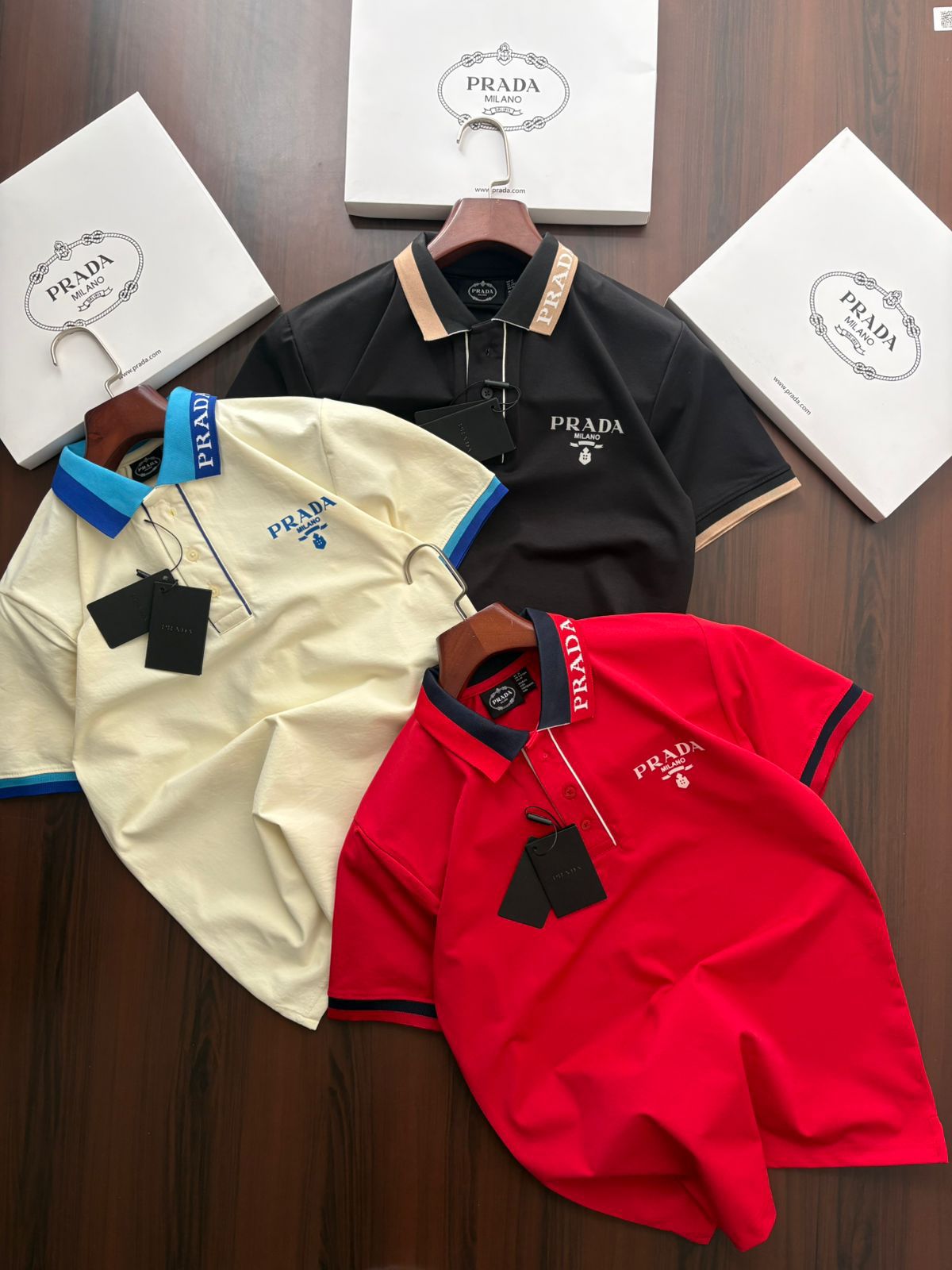 First Copy Prada Premium Polo TShirt