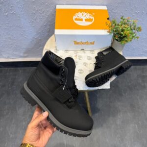 First Copy Timberland Boots Black for Men