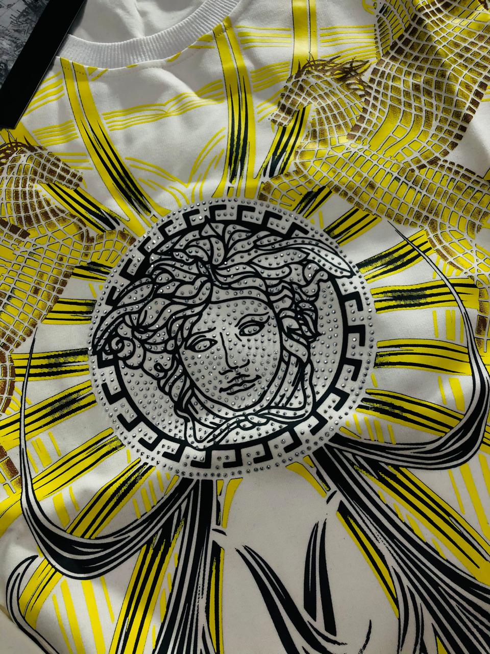 First Copy Versce Imported Round Neck Tees - Image 7