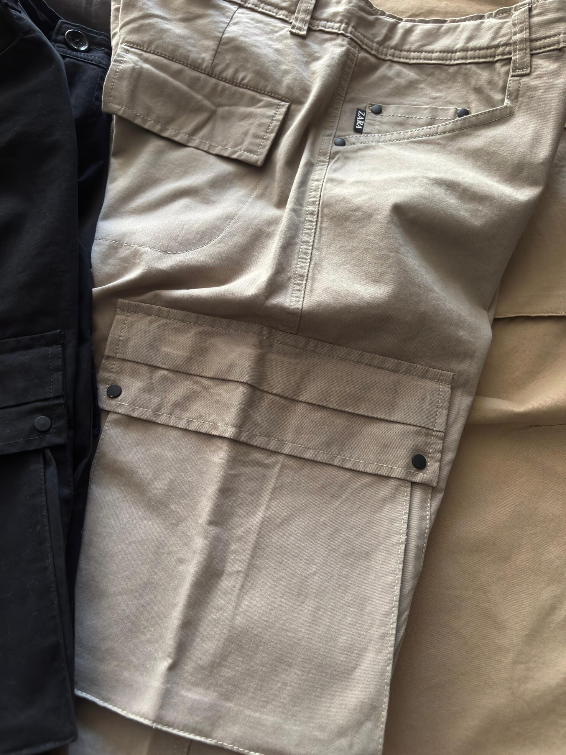 First Copy Zara Twill Cotton Cargo Pants - Image 8