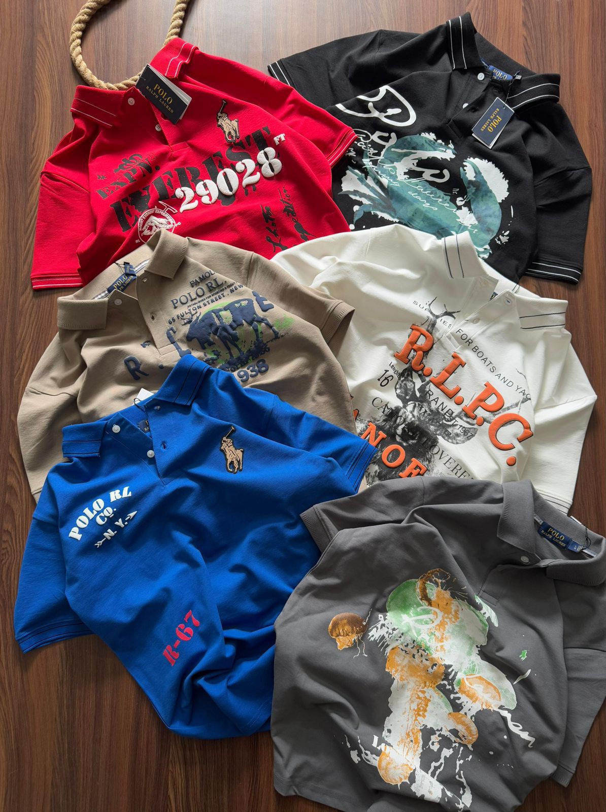 Forst Copy Ralph Lauren Collar T-Shirt - Image 2