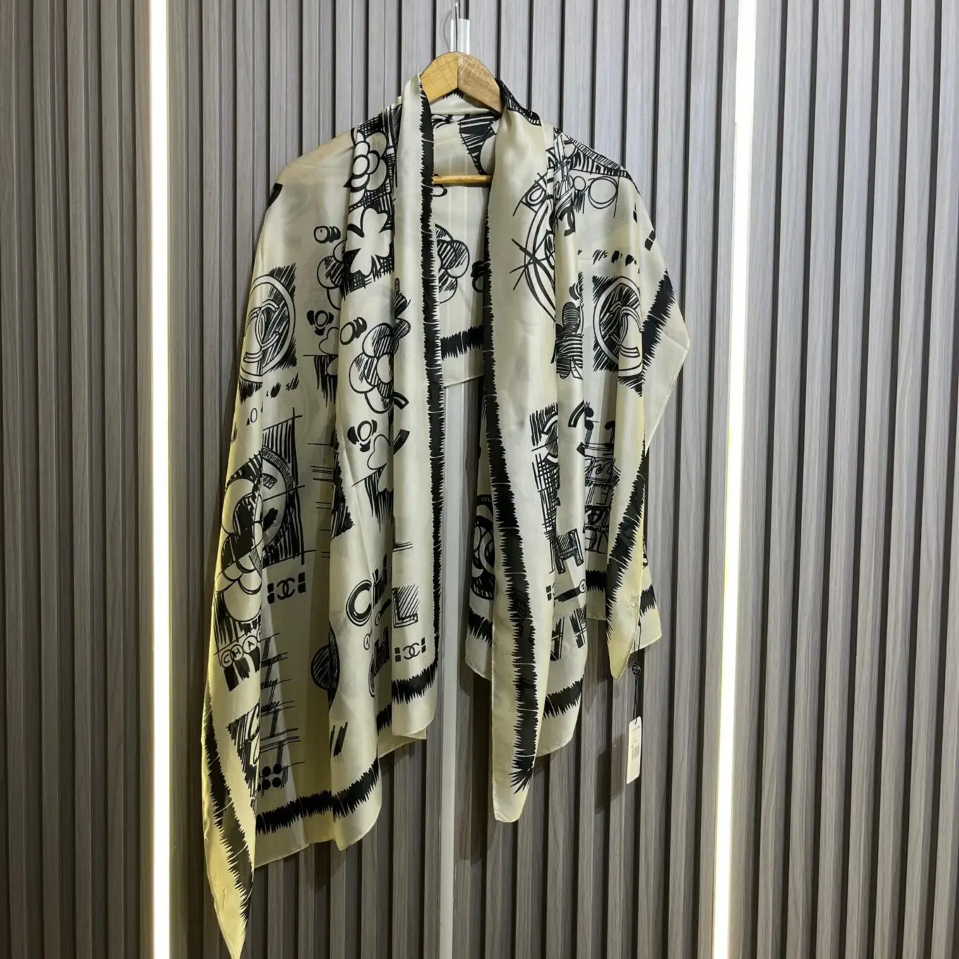 Buy Chanel Elegant Silk Stole for Women - Image 3