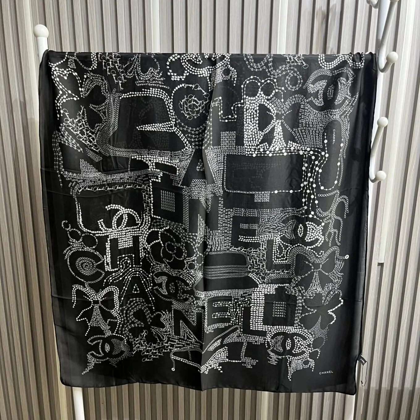 Buy Chanel Silk Stole Luxury Elegant Scarf - Image 2