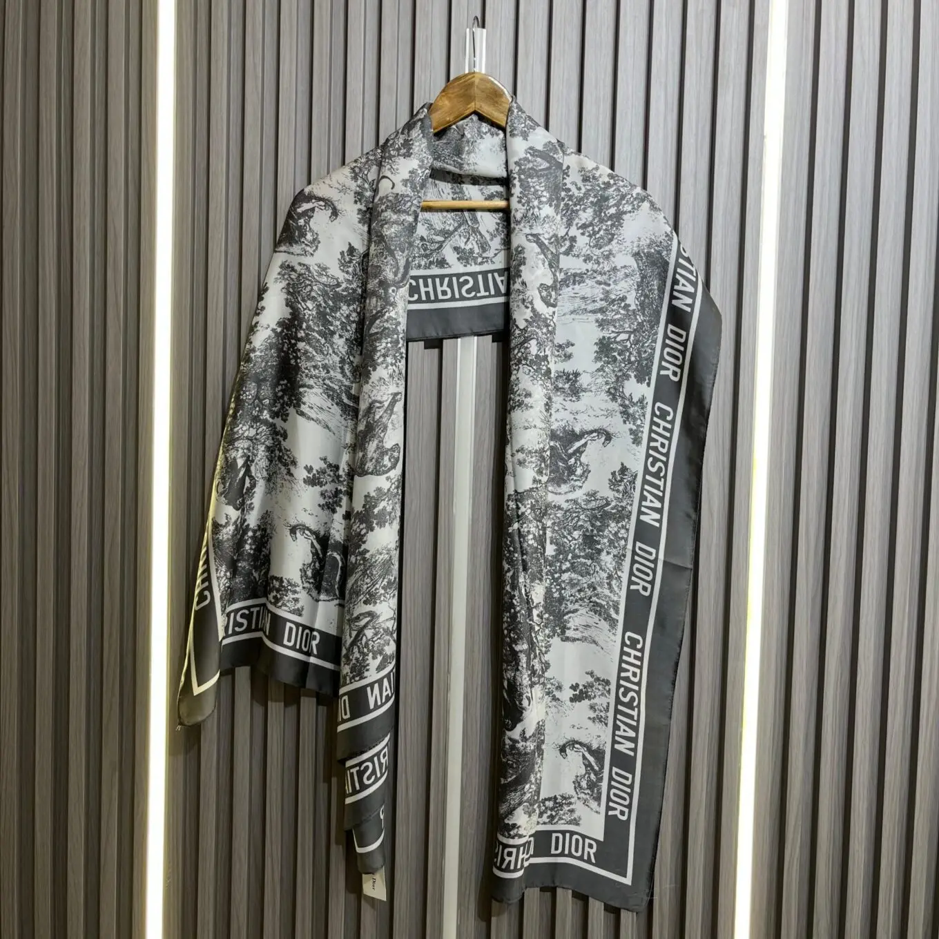 Buy Dior Stole Silk Soft Elegant Designer - Image 5