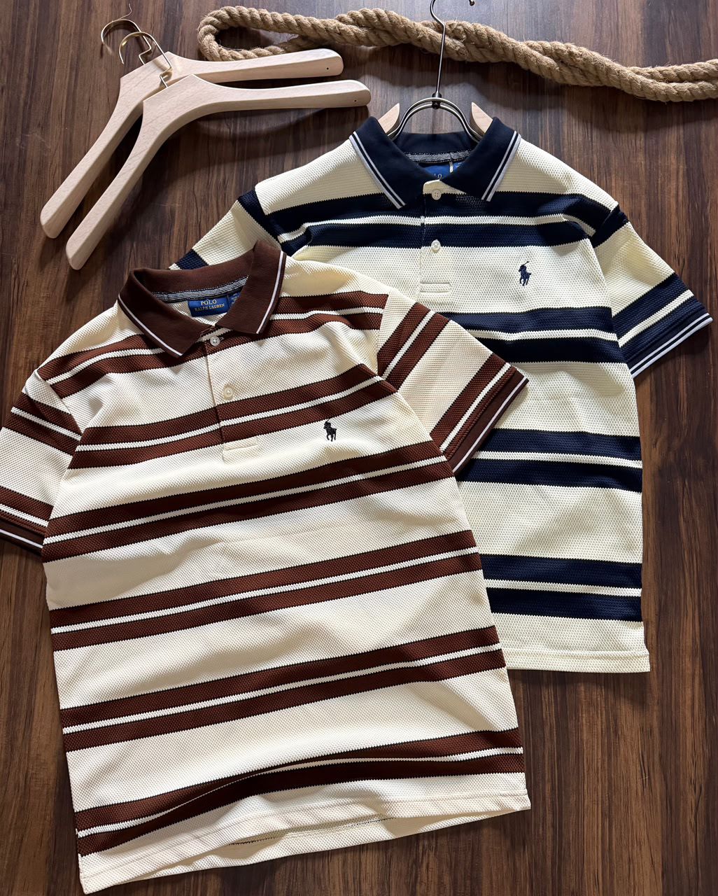 RL Heavy Cotton Knitted Polo Tee - Image 2
