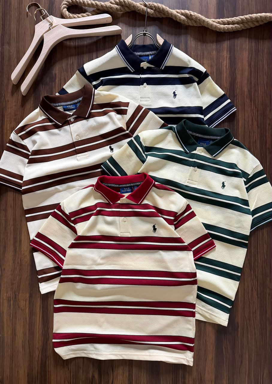 RL Heavy Cotton Knitted Polo Tee