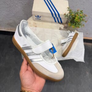 Samba Metallic Silver Casual Sneakers