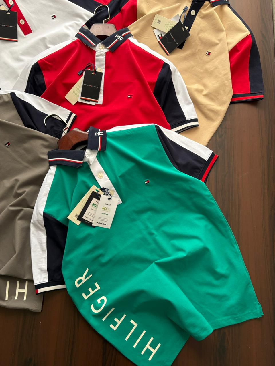 TH Cotton Lycra Polo Collar T-Shirt - Image 5